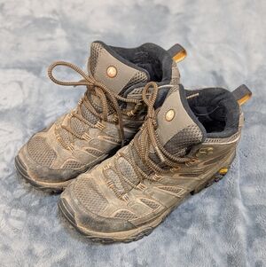 Merrell Moab 3 Mid Gore-Tex  Waterproof Hiking Boots With Vibram Sole Men's Sz 7